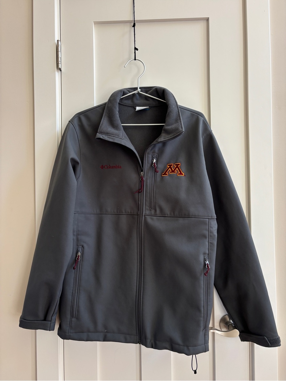Columbia Minnesota Golden Gophers softshell jacket size L